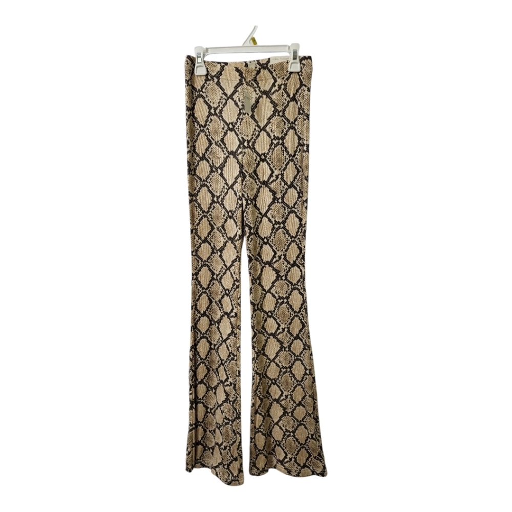 💕American Eagle Super Hi-rise Flare Leggings Snake Print Womens XS New